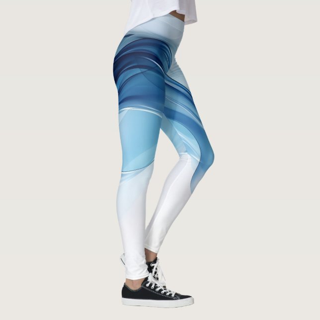 Élégant Leggings Blue Gradient (Droite)