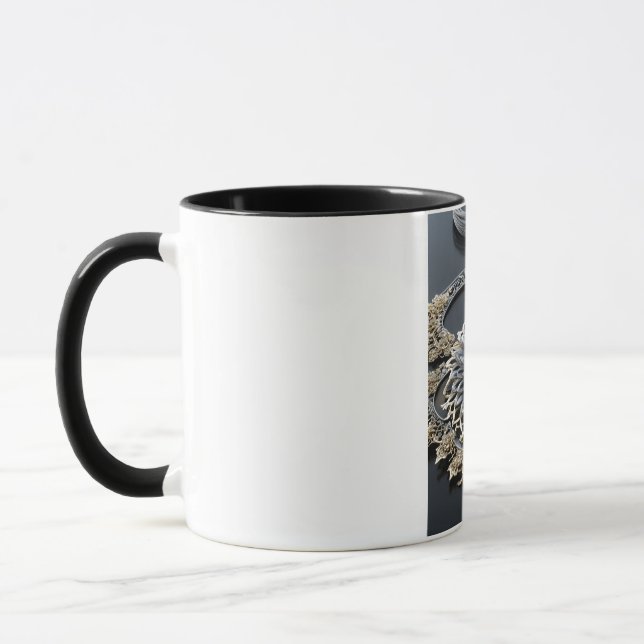 Elegant Lotus Brand Logo Mug (Gauche)