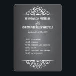 Elegant Love Chalkboard Programme | Carte Menu<br><div class="desc">Créez un programme ou fournissez des options de menu sur cette carte de coordination dans notre gamme Elegant Love Chalkboard.</div>