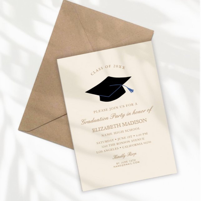 Élégant lycée de fin d'études partie Invitation (Créateur téléchargé)