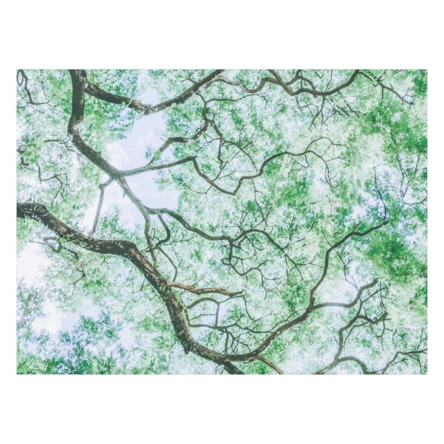 Élégant mais Éffrayant Feuilles et Branches Nappe (Devant (Horizontal))