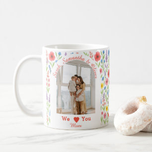Elegant Maman Mug   Cadeau cardiaque personnalisé