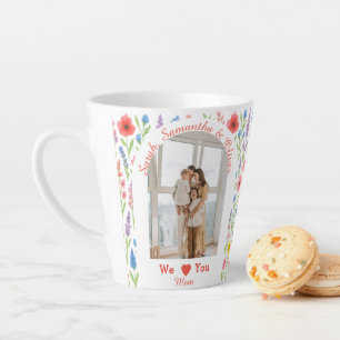 Elegant Maman Mug   Cadeau cardiaque personnalisé
