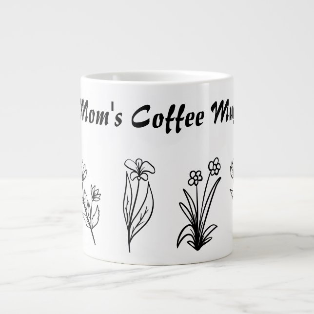 Elégant Maman's Coffee Spécialité Mug (Devant)