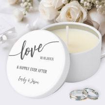 Élégant Mariage d'amour de script ou anniversaire