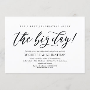 Élégant Mariage de la poste russe sur invitation à