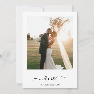 Élégant Mariage de photos florales Numéro de table