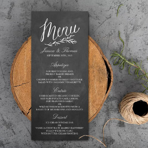 Élégant Mariage de tableau de bord Modèles de menu