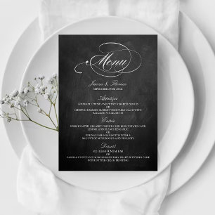 Élégant Mariage de tableau de bord Modèles de menu