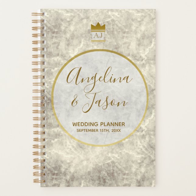 Élégant Mariage en Or (Devant)
