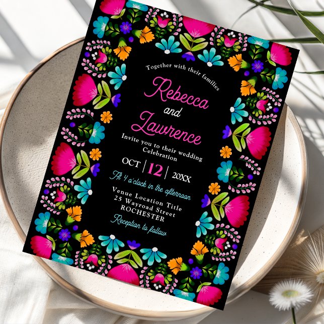 Élégant mariage fiesta Invitations (Créateur téléchargé)