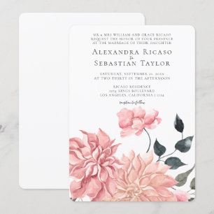 Elégant Mariage floral aquarelle