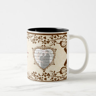 Élégant Mariage papillon Mug