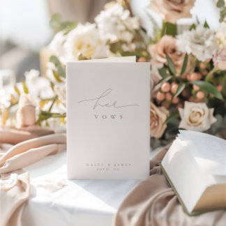 Elégant Mariage photo blanc Sa carte Vows