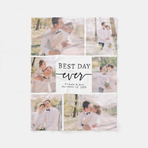 Élégant mariage photo couverture polaire