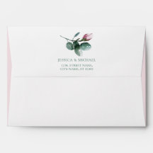 Elégant Mariage vert rose pâle
