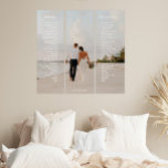 Elégant Mariage Vow Cadeau Mur Art<br><div class="desc">Style vos voeux de mariage (ou tout sentiment d'amour) dans une belle oeuvre d'art. Un beau cadeau et un souvenir pour les jeunes mariés,  anniversaire,  renouvellement des voeux de mariage,  et plus encore. Personnalisez facilement avec vos noms et voeux mariages de choix.</div>