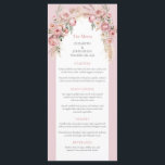 Elégant menu boho arch pampas fleurs rose vif<br><div class="desc">Bonjour ! Vous planifiez un mariage rêveur ? Imaginez ceci : une élégante arche de boho ornée de fleurs roses rousses entourée de la douce beauté de l'herbe de pampas, ce qui donne la scène parfaite pour votre journée spéciale. Pour compléter ce cadre pittoresque, une carte remplie de délices vous...</div>