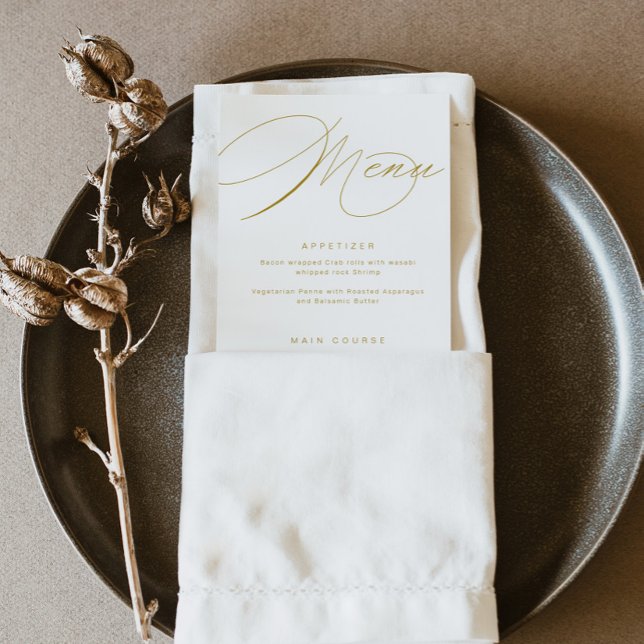 Elégant Menu Gold (Créateur téléchargé)