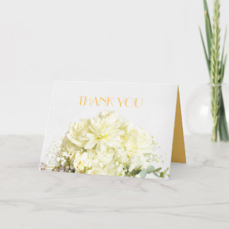 Élégant Merci de bouquet de roses