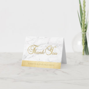 Élégant Merci en marbre blanc unique avec feuille