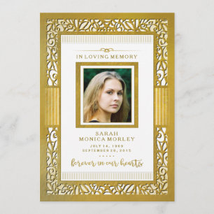 Elégant Merci photo de la frontière or - Peut-être