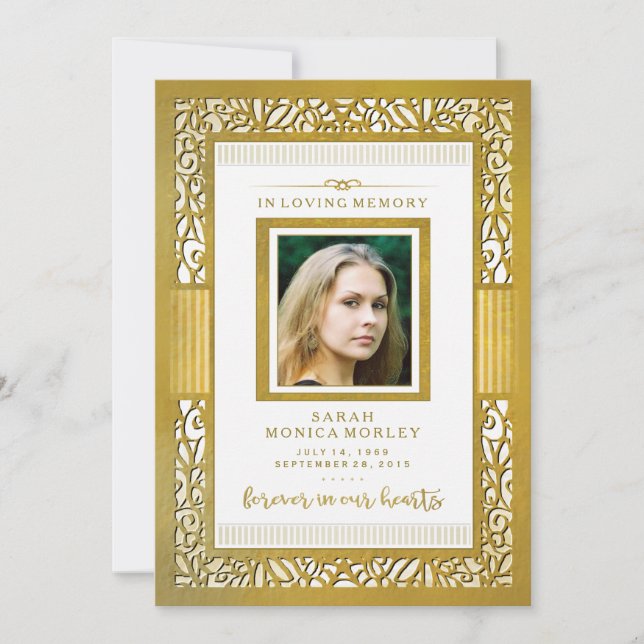 Elégant Merci photo de la frontière or - Peut-être (Devant)