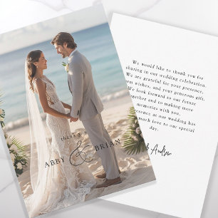 Élégant Merci photo de police de script d'écran 1