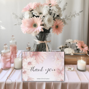 Élégant Merci rose pâle