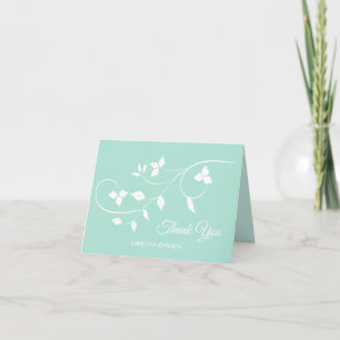 Élégant MERCI vert et gris Mariage