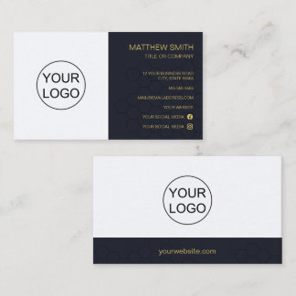Élégant minimalisme Carte de visite de logo person
