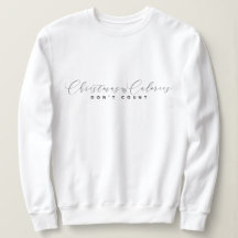 Elegant Minimalist Christmas Sweatshirt