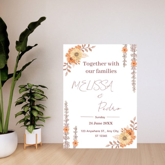 Elegant Minimalist Modern Wedding Invitation (Créateur téléchargé)