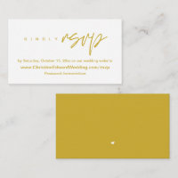 Élégant, Minimaliste, Encart de RSVP en ligne pour