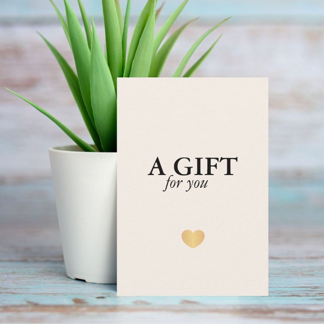 Elégant minimaliste Luxe White Gold Heart (Créateur téléchargé)