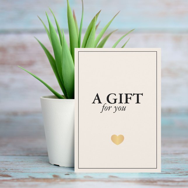 Elégant minimaliste Luxe White Gold Heart (Créateur téléchargé)