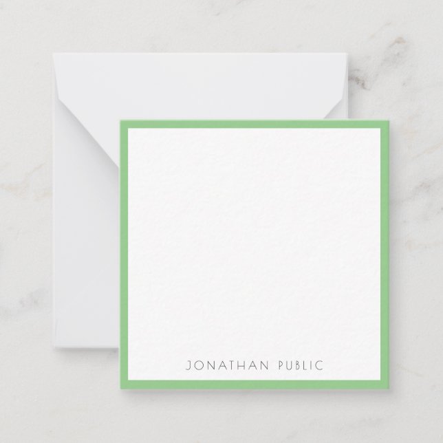 Élégant minimaliste Monogramme Modèle moderne (Devant)