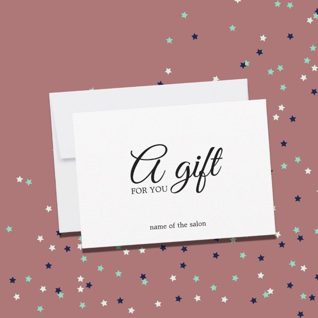 Élégant minimaliste noir blanc beauté (Créateur téléchargé)