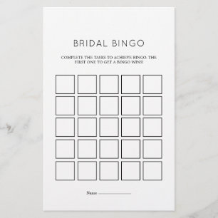 Élégant minimaliste nuptiale cartes de jeu de bing