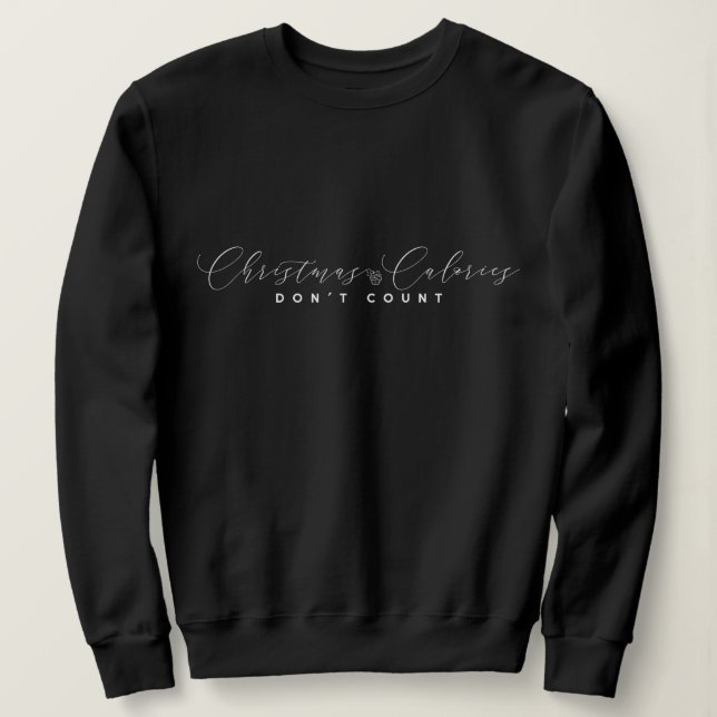 Élégant minimaliste Sweatshirt de Noël (Design devant)