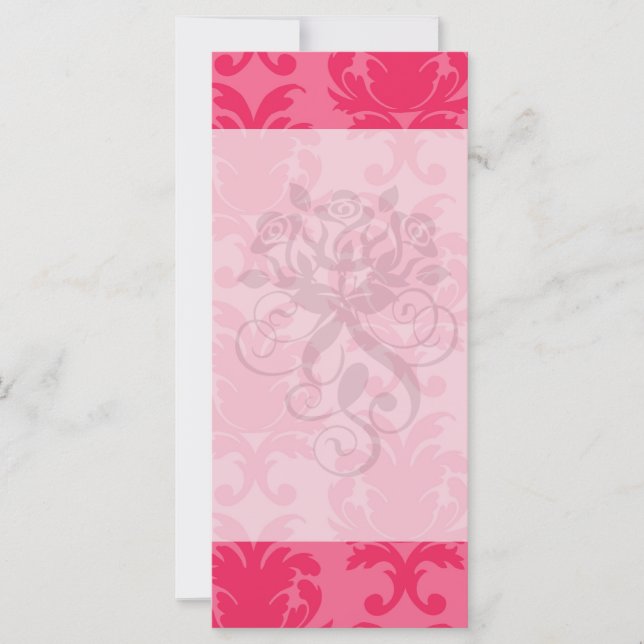 élégant modèle à deux tons rose damassé (Devant)
