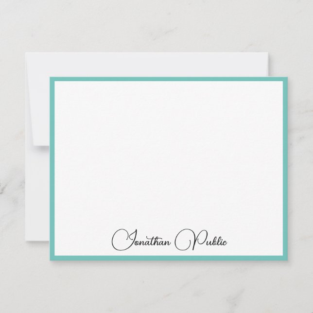 Élégant Modèle de nom de script de calligraphie (Devant)