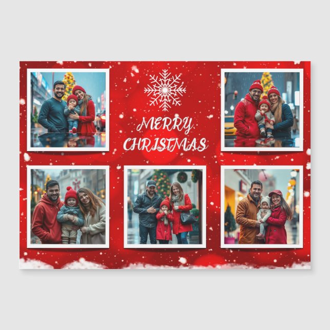 Elegant Modern Christmas Family Photo Design (Devant)