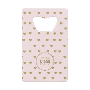 Élégant Moderne Blush Pink Initiales Monogramme