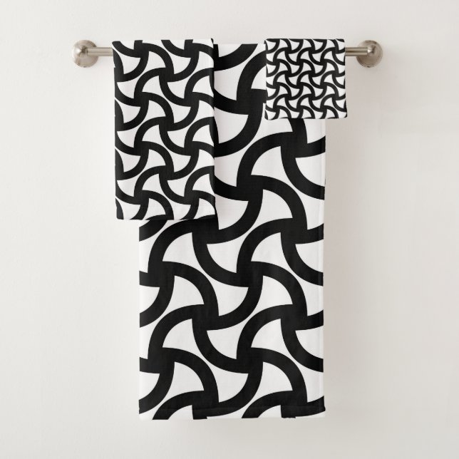 Élégant moderne noir et blanc  (En situation)