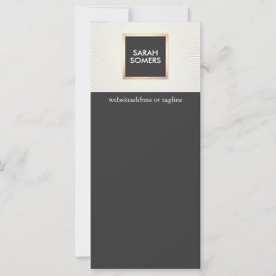 Élégant moderne or et noir élégant chic