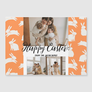 élégant moderne Pâques, famille trois photo collag