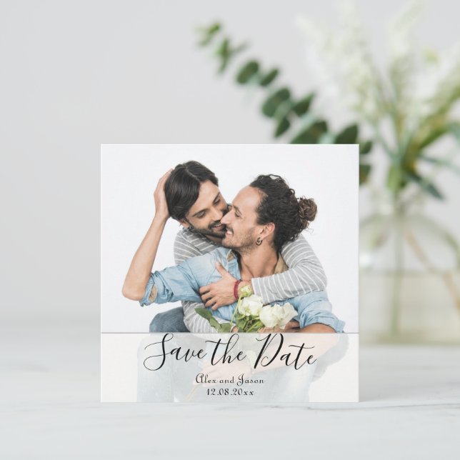 Élégant moderne personnalisé photo Changement de d (Debout devant)