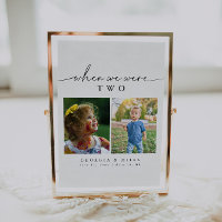 Élégant Moderne Quand Nous Étions Âge Numéro De Ta