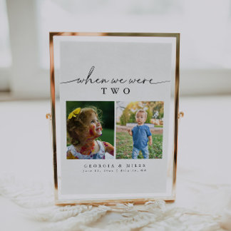 Élégant Moderne Quand Nous Étions Âge Numéro De Ta